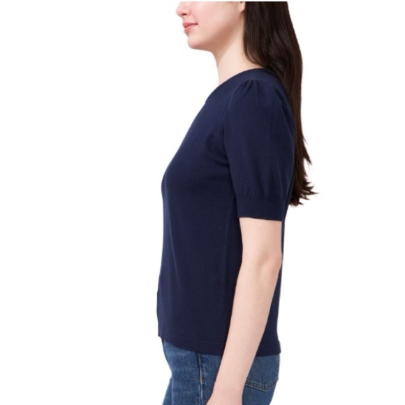 NWT Vince Camuto women’s short sleeved puff sleeved sweater - Picture 2 of 5